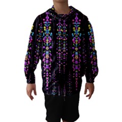 Rainbow Asteroid Pearls In The Wonderful Atmosphere Hooded Wind Breaker (kids) by pepitasart