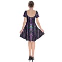 Rainbow Asteroid Pearls In The Wonderful Atmosphere Short Sleeve Bardot Dress View2