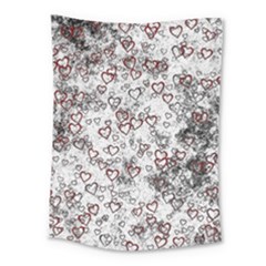 Heart Pattern Medium Tapestry by ValentinaDesign