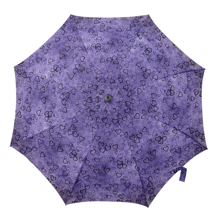 Heart pattern Hook Handle Umbrellas (Large)