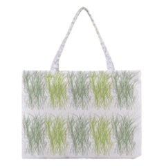 Weeds Grass Green Yellow Leaf Medium Tote Bag by Mariart