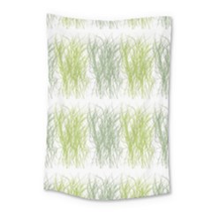 Weeds Grass Green Yellow Leaf Small Tapestry