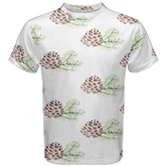 Pinecone Pattern Men s Cotton Tee