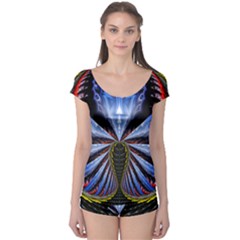 Illustration Robot Wave Boyleg Leotard 