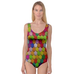 Colorful Tiles Pattern                      Princess Tank Leotard by LalyLauraFLM