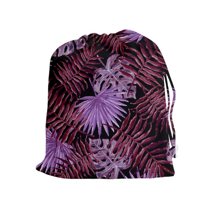 Tropical pattern Drawstring Pouches (Extra Large)