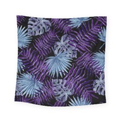 Tropical Pattern Square Tapestry (small) by ValentinaDesign