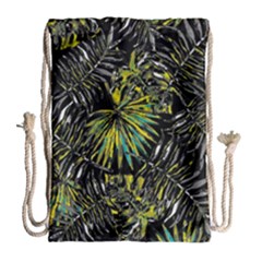 Tropical pattern Drawstring Bag (Large)