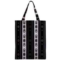 Folklore Pattern Zipper Classic Tote Bag by ValentinaDesign