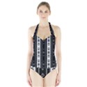 Folklore pattern Halter Swimsuit View1