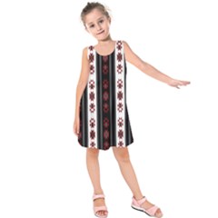 Folklore pattern Kids  Sleeveless Dress