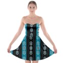 Folklore pattern Strapless Bra Top Dress View1