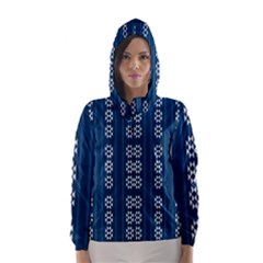 Folklore Pattern Hooded Wind Breaker (women) by ValentinaDesign