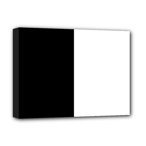 Black And White Deluxe Canvas 16  X 12   by Valentinaart