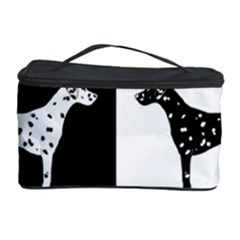 Dalmatian Dog Cosmetic Storage Case by Valentinaart