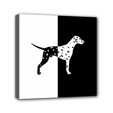 Dalmatian Dog Mini Canvas 6  X 6  by Valentinaart