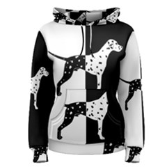 Dalmatian Dog Women s Pullover Hoodie by Valentinaart