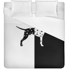 Dalmatian Dog Duvet Cover (king Size) by Valentinaart