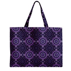 Oriental Pattern Zipper Mini Tote Bag by ValentinaDesign