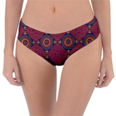 Oriental Pattern Reversible Classic Bikini Bottoms by ValentinaDesign