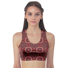 Oriental Pattern Sports Bra