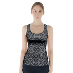 Oriental Pattern Racer Back Sports Top by ValentinaDesign