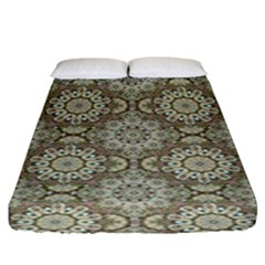 Oriental pattern Fitted Sheet (King Size)