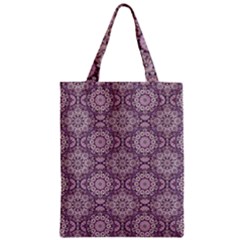 Oriental Pattern Zipper Classic Tote Bag