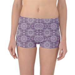 Oriental Pattern Reversible Boyleg Bikini Bottoms