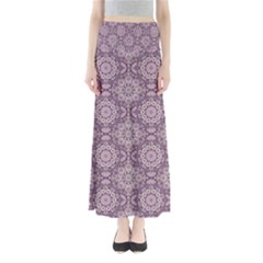 Oriental pattern Full Length Maxi Skirt