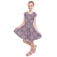 Oriental pattern Kids  Short Sleeve Dress