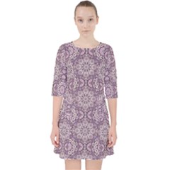 Oriental pattern Pocket Dress
