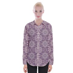 Oriental pattern Womens Long Sleeve Shirt