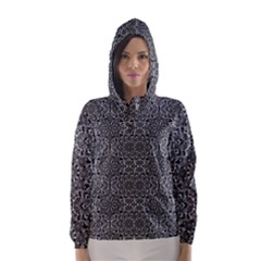 Oriental Pattern Hooded Wind Breaker (women) by ValentinaDesign