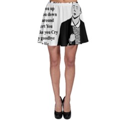 Rick Astley Skater Skirt by Powwow