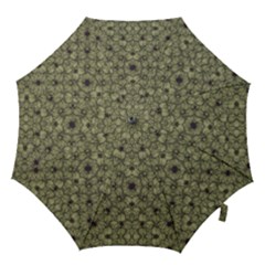 Stylized Modern Floral Design Hook Handle Umbrellas (medium) by dflcprints