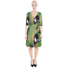 Bird Hairstyle Animals Sexy Beauty Wrap Up Cocktail Dress by Mariart