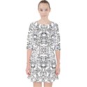 Black Psychedelic Pattern Pocket Dress View1