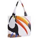 Cute Toucan Bird Cartoon Fly Mini Tote Bag View2