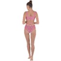 Flower Floral Leaf Pink Star Sunflower Bandaged Up Bikini Set  View2