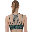 Coconut Leaves Summer Green Line Them Up Sports Bra View2