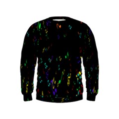 Colorful Music Notes Rainbow Kids  Sweatshirt by Mariart