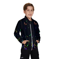 Colorful Music Notes Rainbow Wind Breaker (kids)