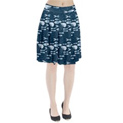 Jellyfish Fish Cartoon Sea Seaworld Pleated Skirt by Mariart