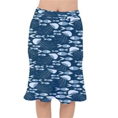 Jellyfish Fish Cartoon Sea Seaworld Mermaid Skirt