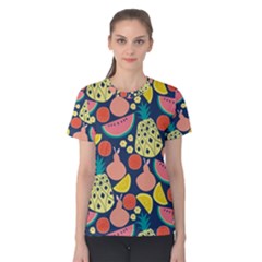 Fruit Pineapple Watermelon Orange Tomato Fruits Women s Cotton Tee