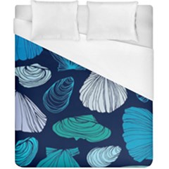 Mega Menu Seashells Duvet Cover (california King Size) by Mariart