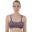 Mushroom Madness Red Grey Polka Dots Line Them Up Sports Bra View1