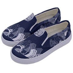 Japan Food Sashimi Kids  Canvas Slip Ons