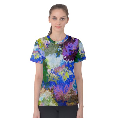 Color Mix Canvas                           Women s Cotton Tee by LalyLauraFLM